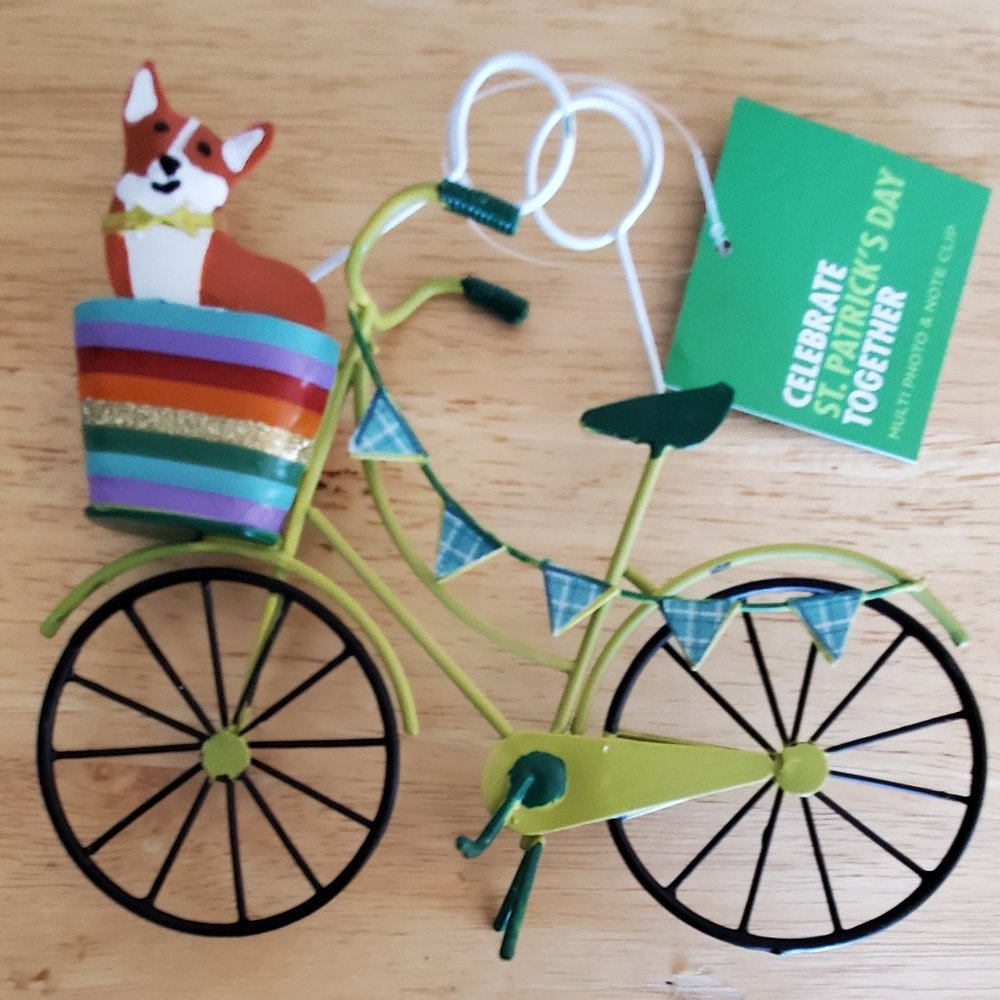 Green Bicycle Picture Frame